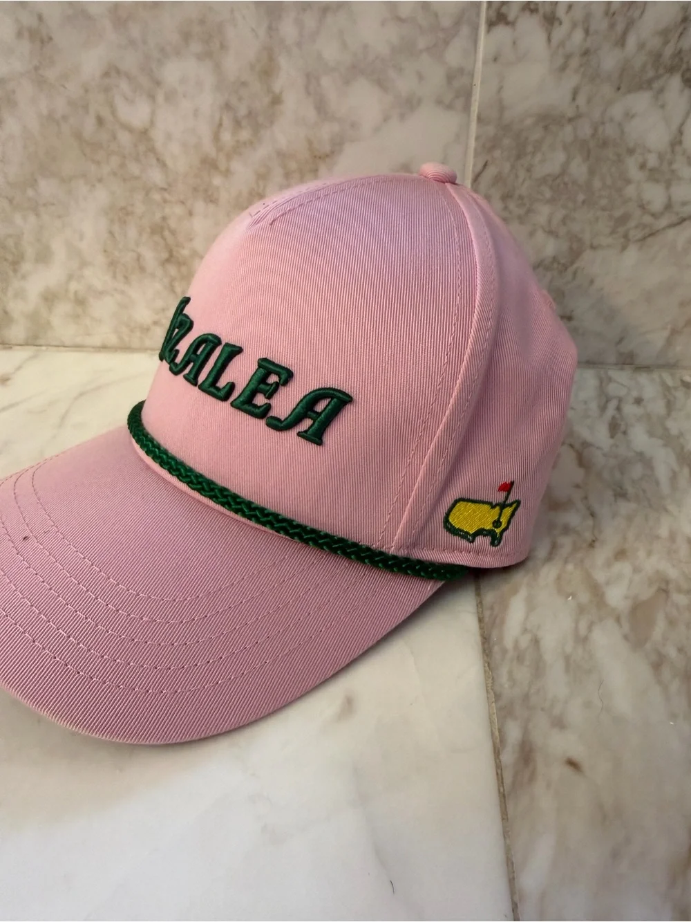 2026 Masters American Needle Azalea Pink Rope Hat Snapback NWOT